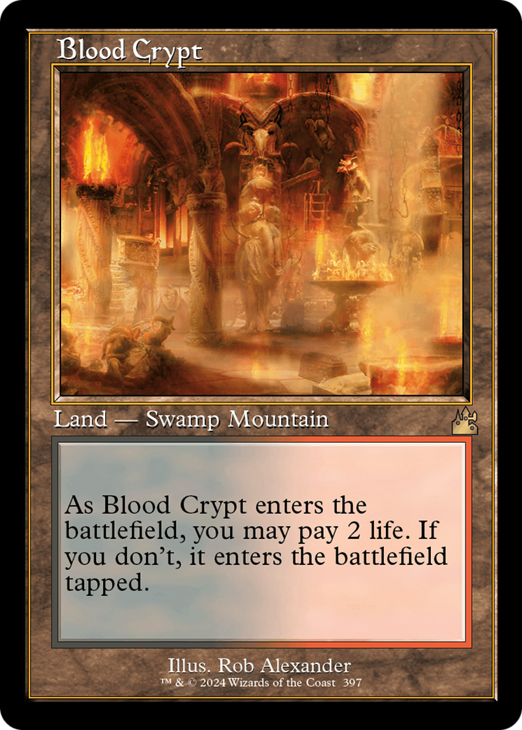 Image of Blood Crypt (Retro) [Ravnica Remastered]