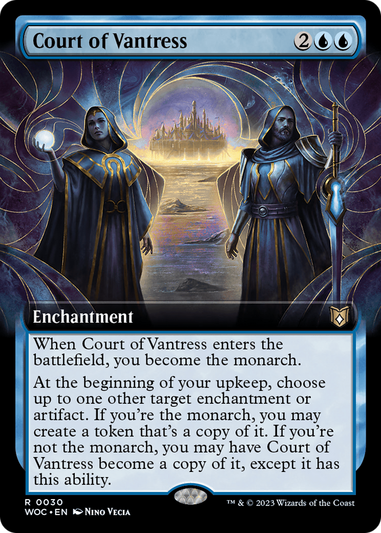 Image of Court of Vantress (Extended Art) [Wilds of Eldraine Commander]