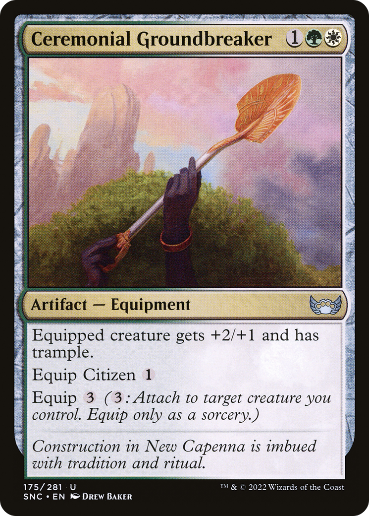 Image of Ceremonial Groundbreaker [Streets of New Capenna]