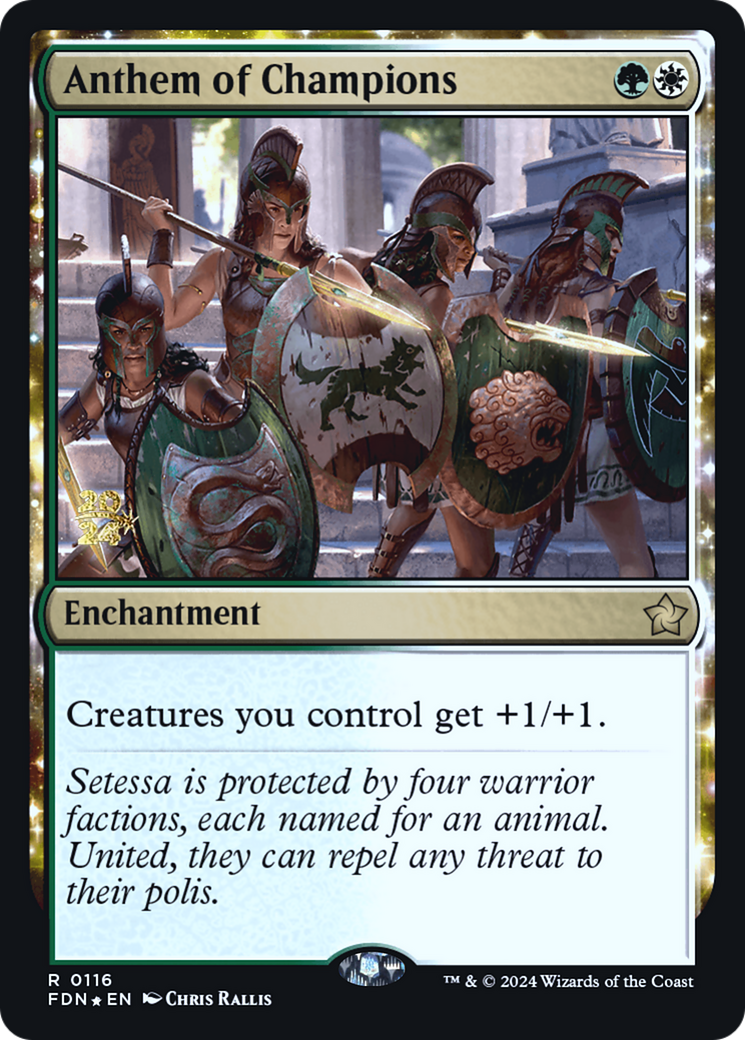 Image of Anthem of Champions [Foundations Prerelease Promos]