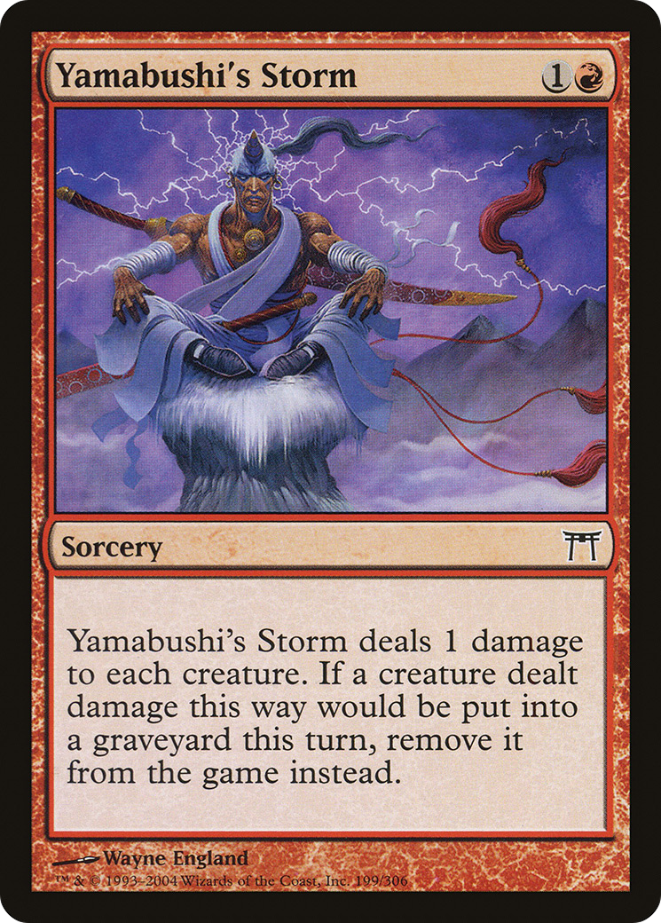 Image of Yamabushi's Storm [Champions of Kamigawa]