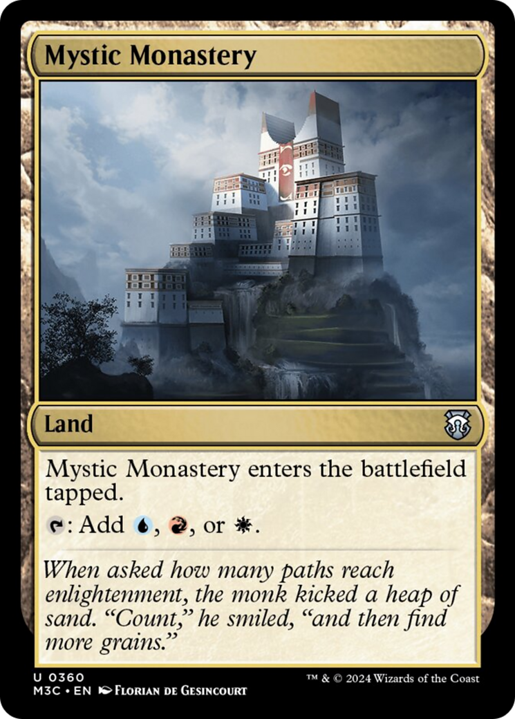 Image of Mystic Monastery (Ripple Foil) [Modern Horizons 3 Commander]