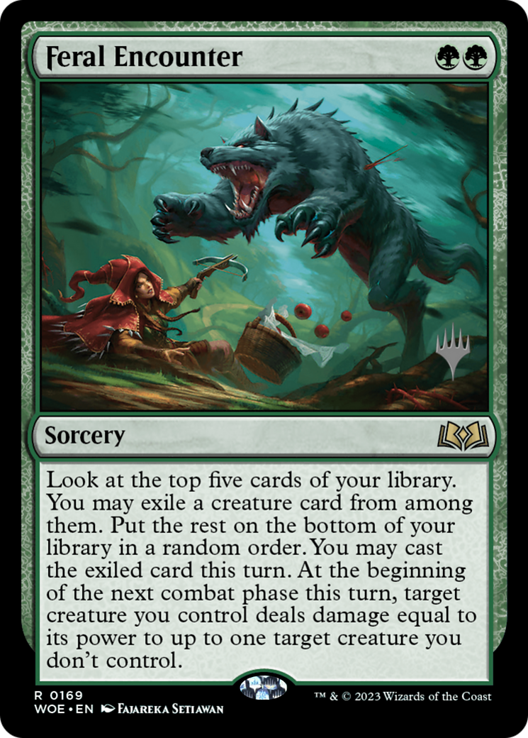 Image of Feral Encounter (Promo Pack) [Wilds of Eldraine Promos]