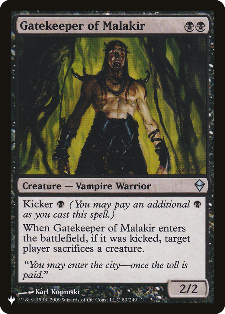 Image of Gatekeeper of Malakir [The List]