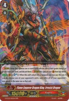 Image of Flame Emperor Dragon King, Irresist Dragon (G-FC03/013EN) [Fighter's Collection 2016]