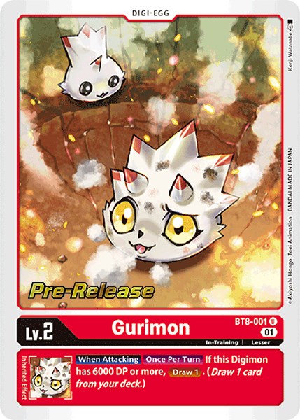 Image of Gurimon [BT8-001] [New Awakening Pre-Release Cards]