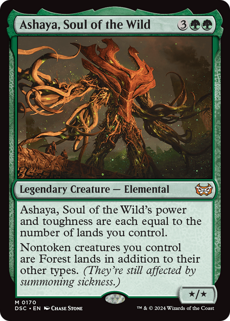 Image of Ashaya, Soul of the Wild [Duskmourn: House of Horror Commander]