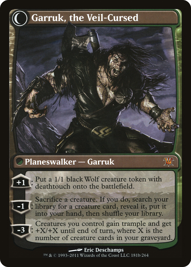 Image of Garruk Relentless // Garruk, the Veil-Cursed [Secret Lair: From Cute to Brute]
