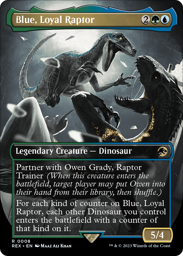 Image of Blue, Loyal Raptor (Borderless) [Jurassic World Collection]