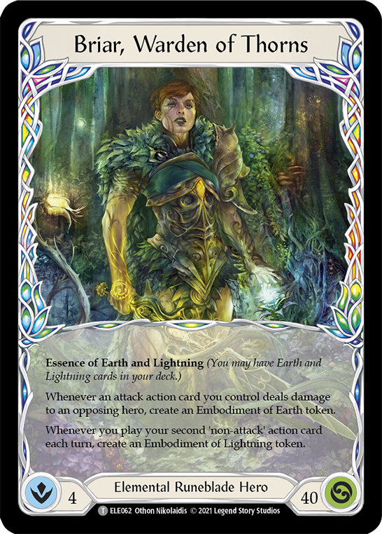 Image of Briar // Frostbite [ELE063] (Tales of Aria)  1st Edition Normal