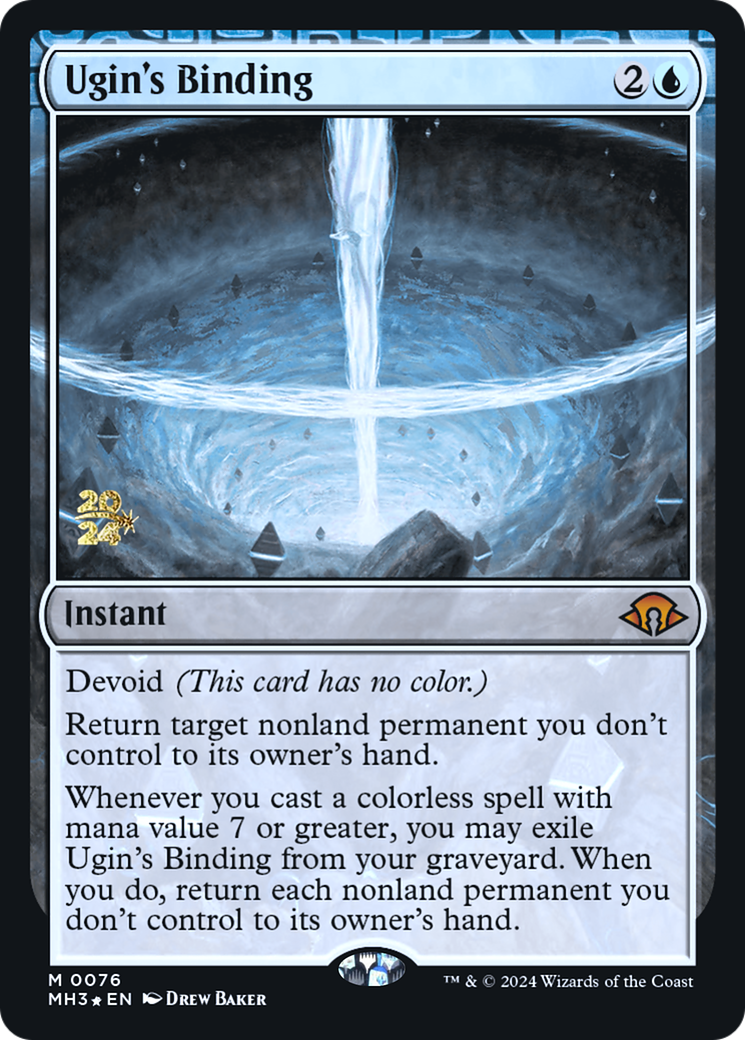 Image of Ugin's Binding [Modern Horizons 3 Prerelease Promos]
