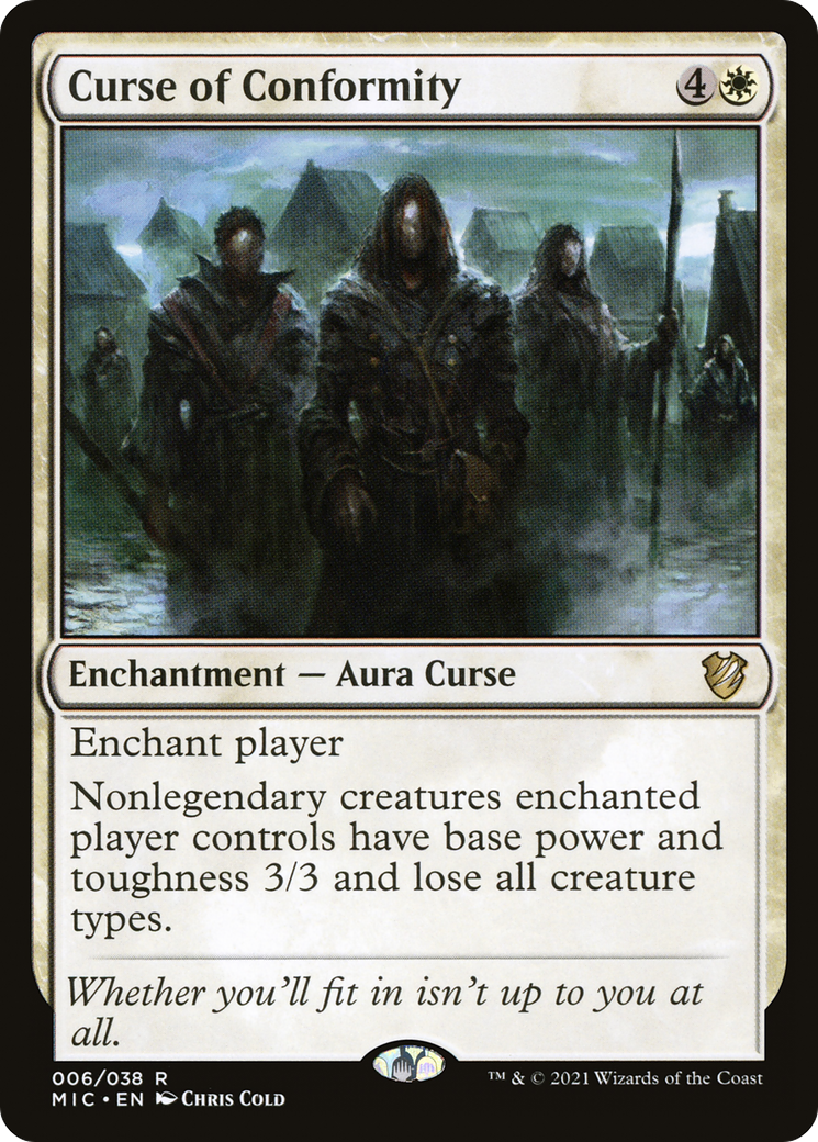 Image of Curse of Conformity [Innistrad: Midnight Hunt Commander]