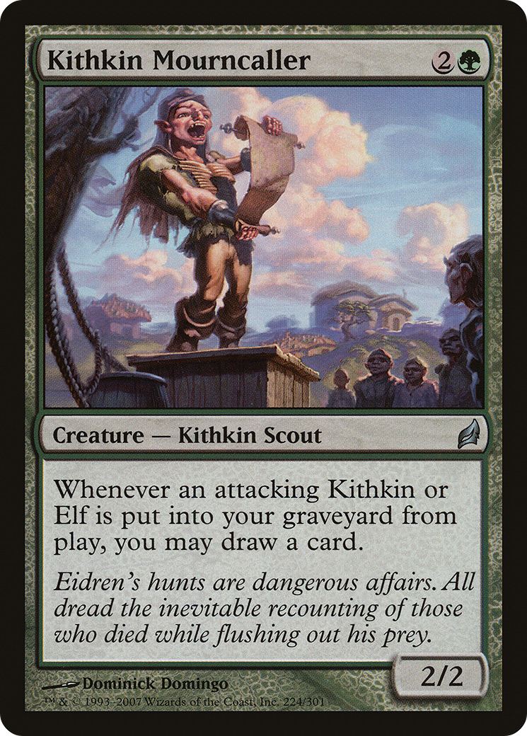 Image of Kithkin Mourncaller [Lorwyn]