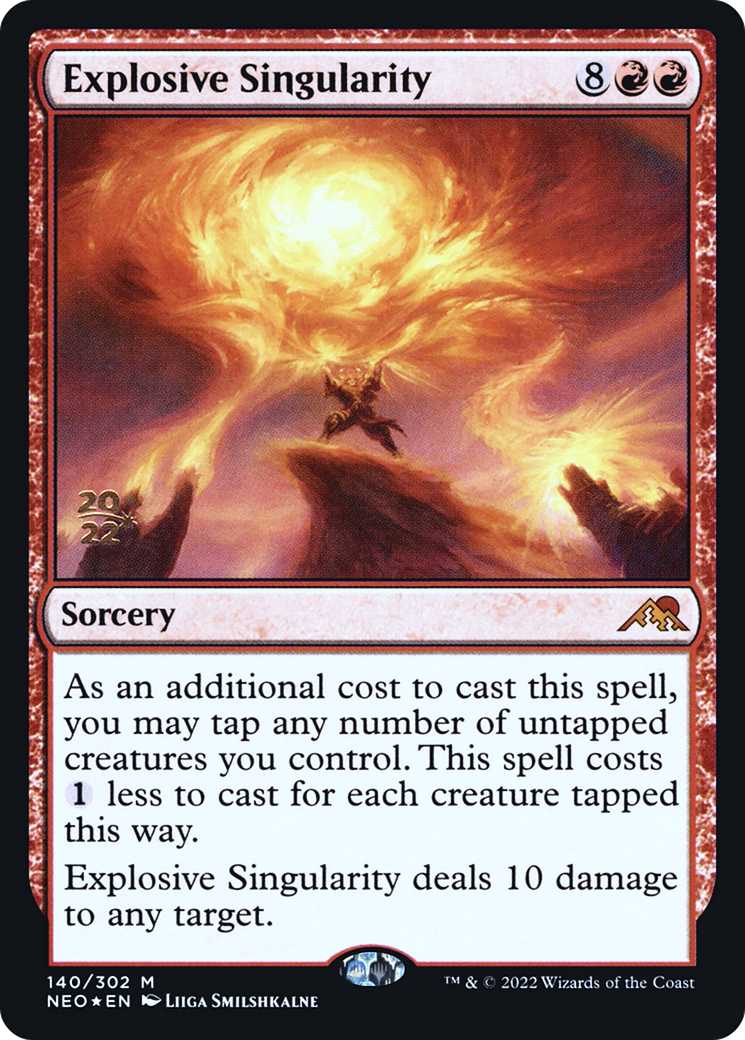Image of Explosive Singularity [Kamigawa: Neon Dynasty Prerelease Promos]