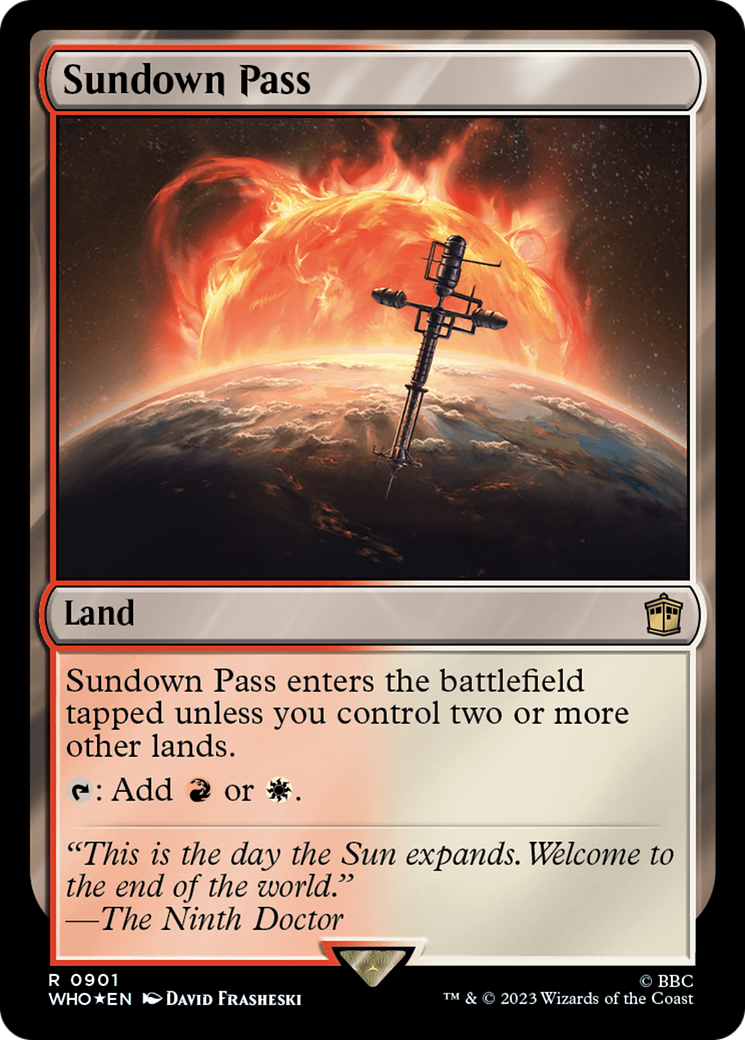 Image of Sundown Pass (Surge Foil) [Doctor Who]