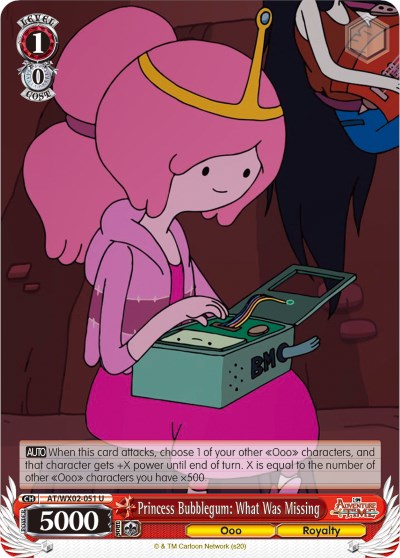 Image of Princess Bubblegum: What Was Missing (AT/WX02-051 U) [Adventure Time]