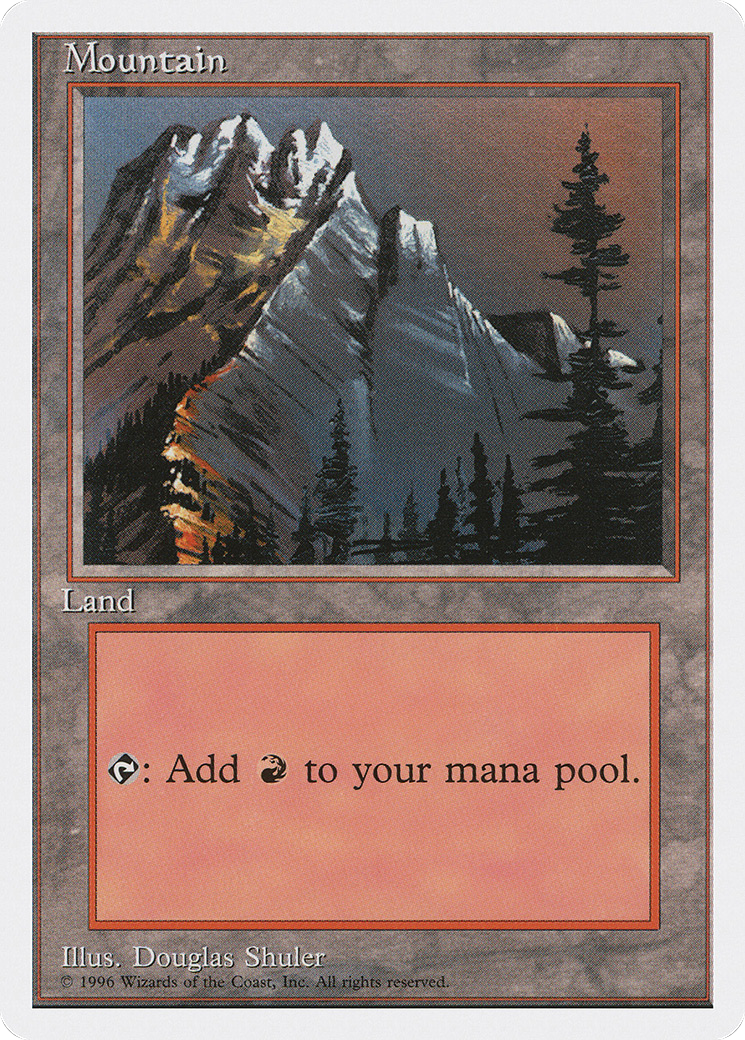 Image of Mountain (Red Sky in the Top Right) [Introductory Two-Player Set]