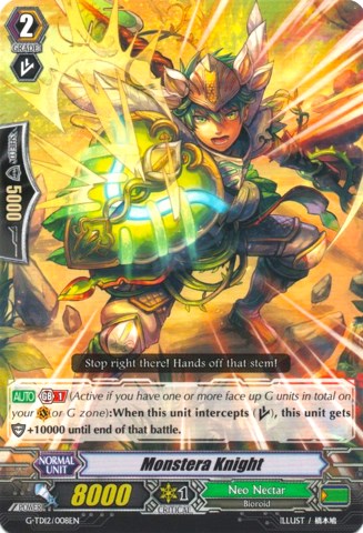 Image of Monstera Knight (G-TD12/008EN) [Flower Princess of Abundant Blooming]