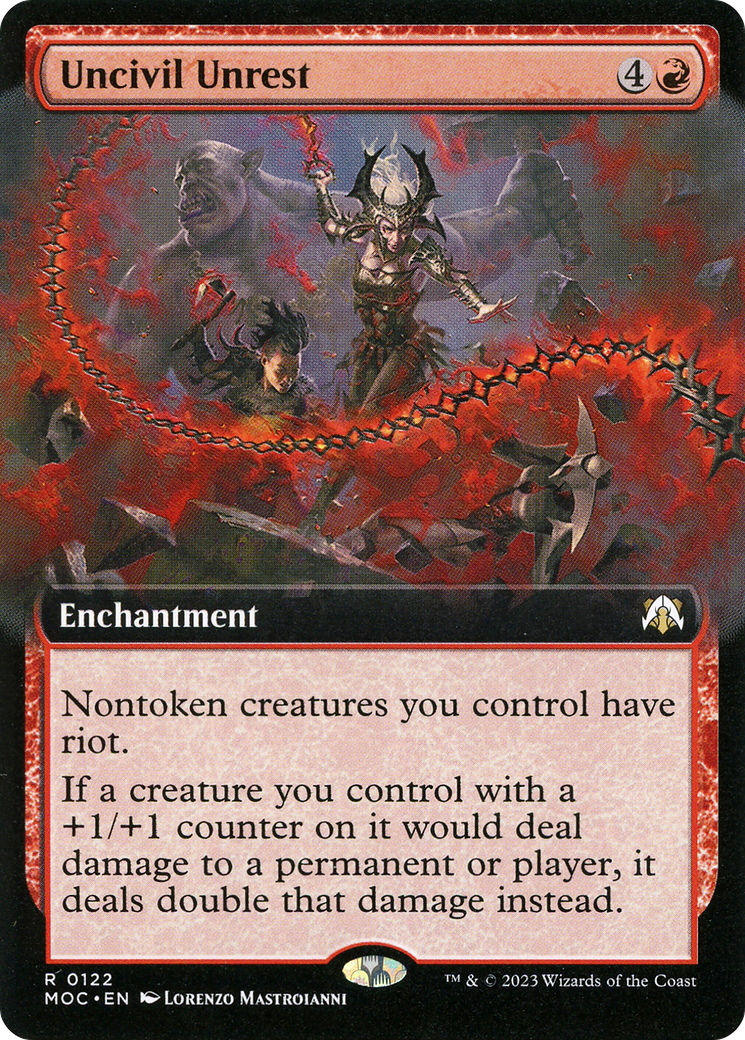 Image of Uncivil Unrest (Extended Art) [March of the Machine Commander]