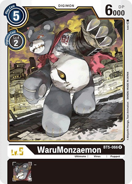 Image of WaruMonzaemon [BT5-066] (Demo Deck Exclusive) [Battle of Omni Promos]