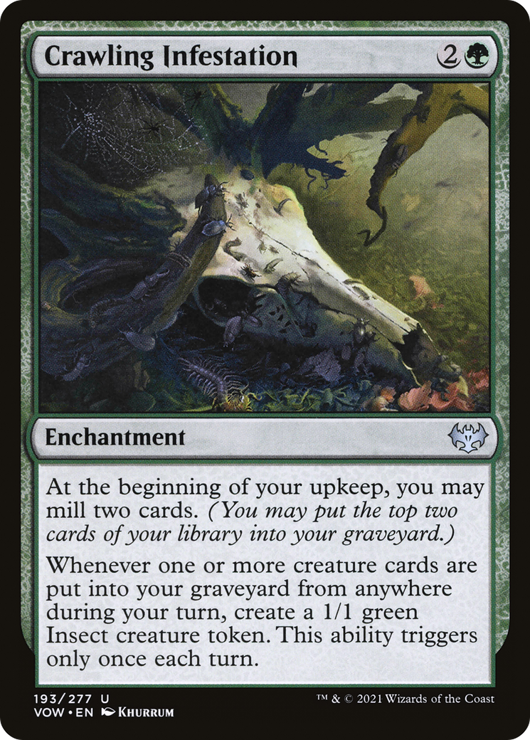 Image of Crawling Infestation [Innistrad: Crimson Vow]