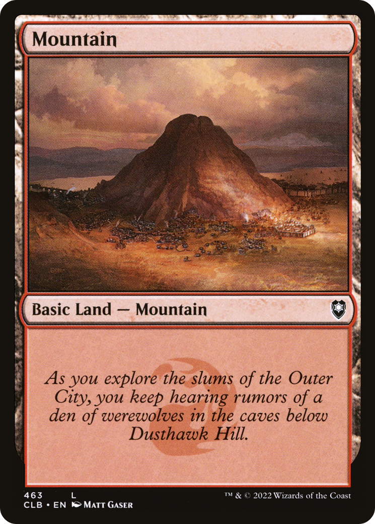 Image of Mountain (463) [Commander Legends: Battle for Baldur's Gate]