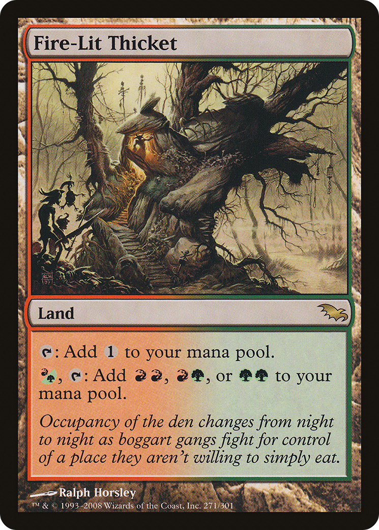 Image of Fire-Lit Thicket [Shadowmoor]