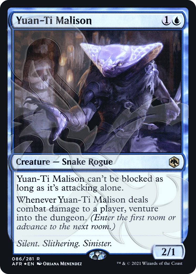 Image of Yuan-Ti Malison (Ampersand Promo) [Dungeons & Dragons: Adventures in the Forgotten Realms Promos]