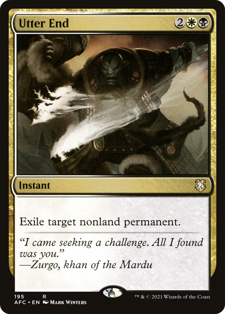 Image of Utter End [Dungeons & Dragons: Adventures in the Forgotten Realms Commander]