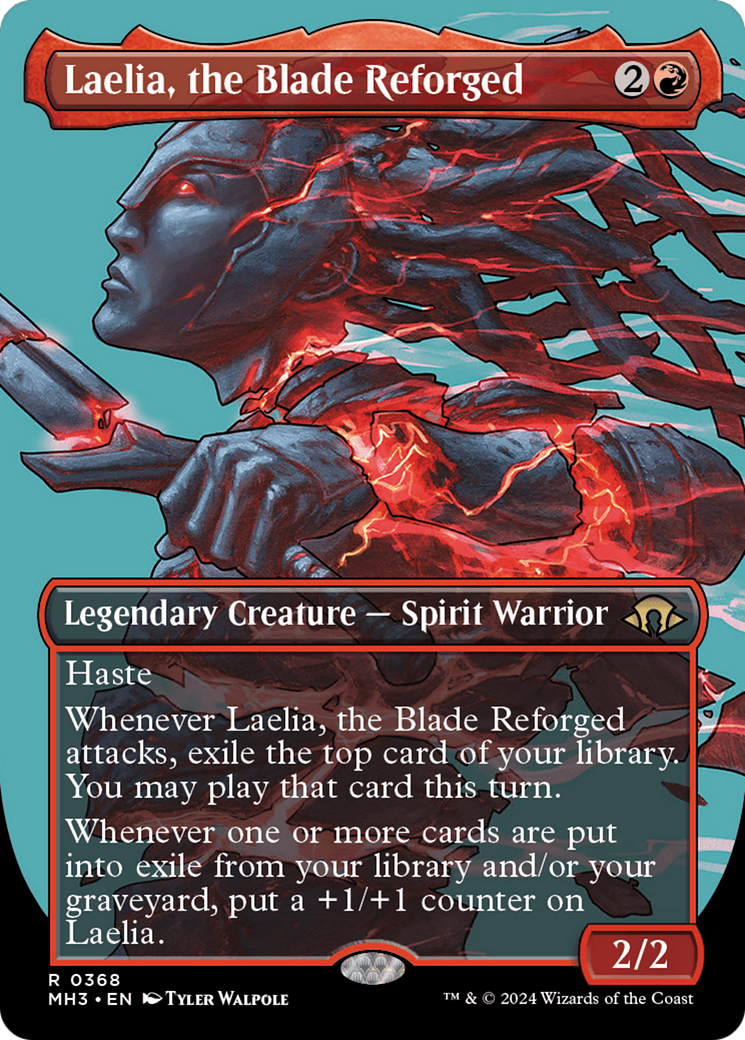 Image of Laelia, the Blade Reforged (Borderless) [Modern Horizons 3]