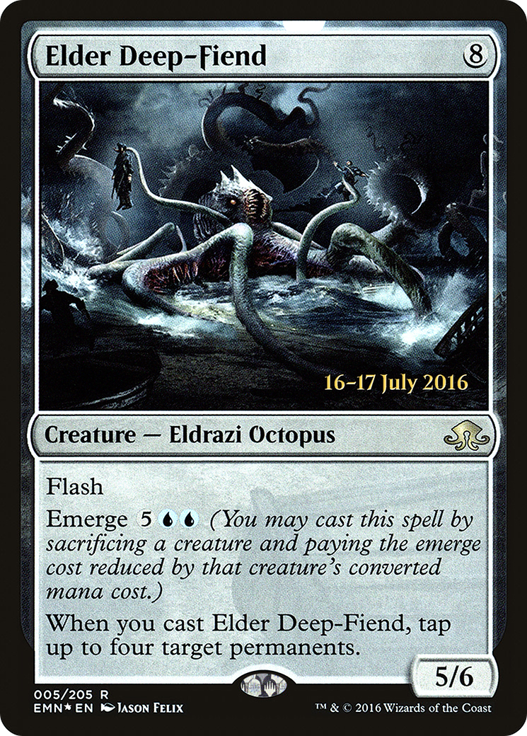 Image of Elder Deep-Fiend [Eldritch Moon Prerelease Promos]