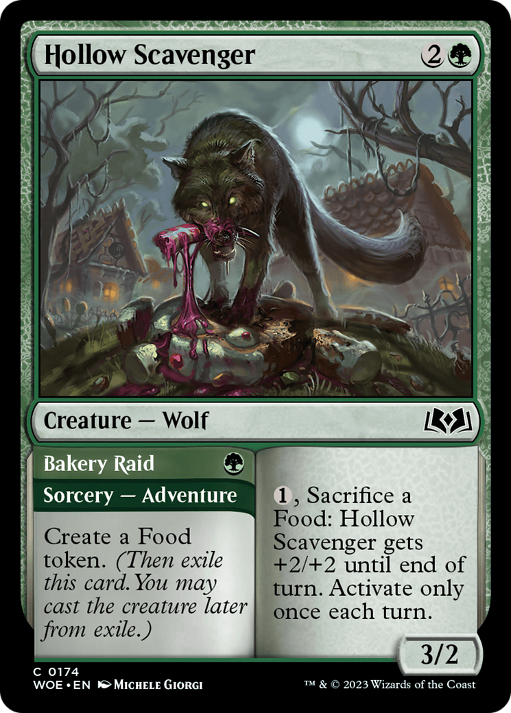 Image of Hollow Scavenger // Bakery Raid [Wilds of Eldraine]