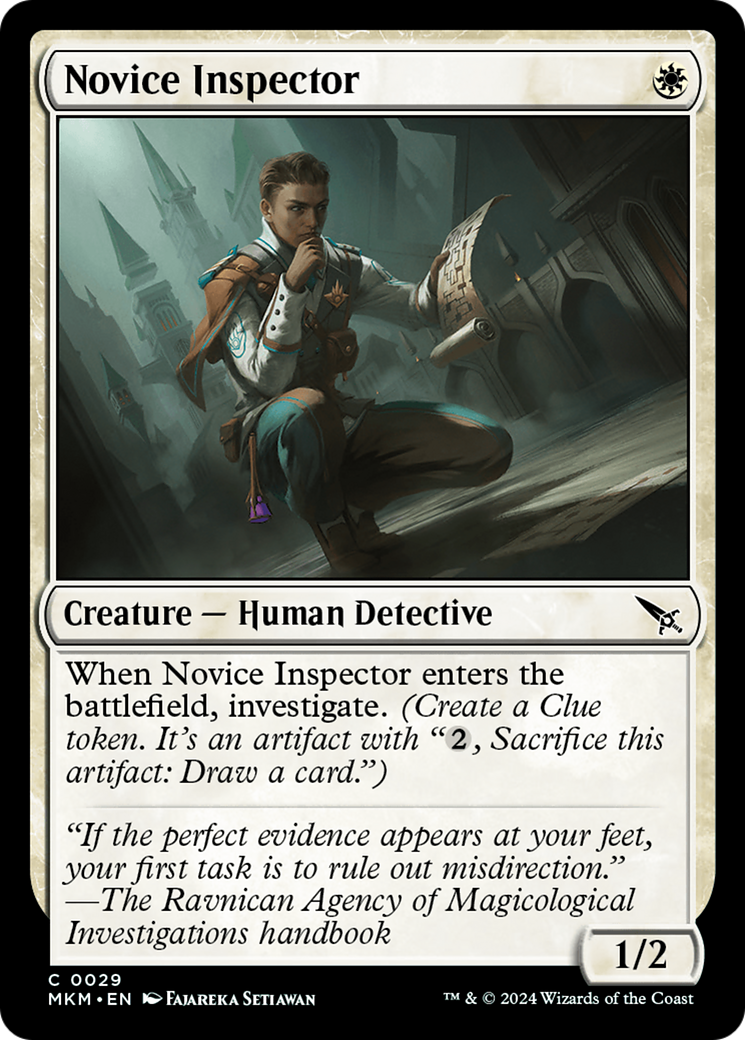 Image of Novice Inspector [Murders at Karlov Manor]
