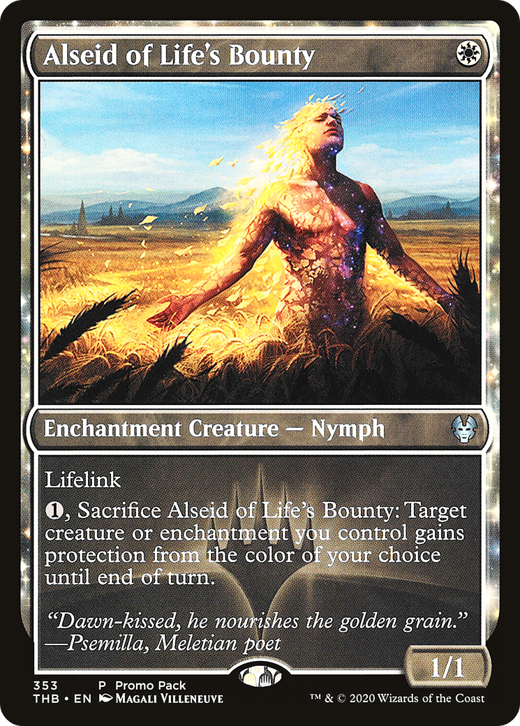 Image of Alseid of Life's Bounty (Promo Pack) [Theros Beyond Death Promos]