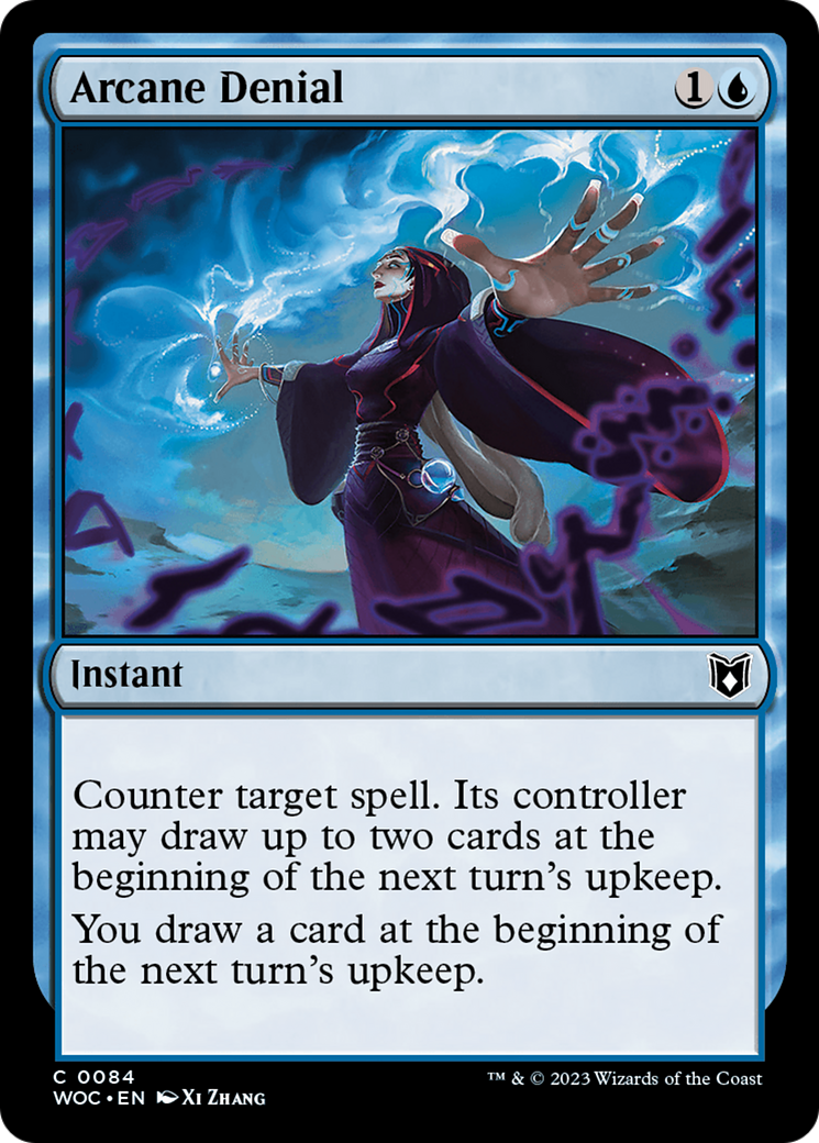 Image of Arcane Denial [Wilds of Eldraine Commander]