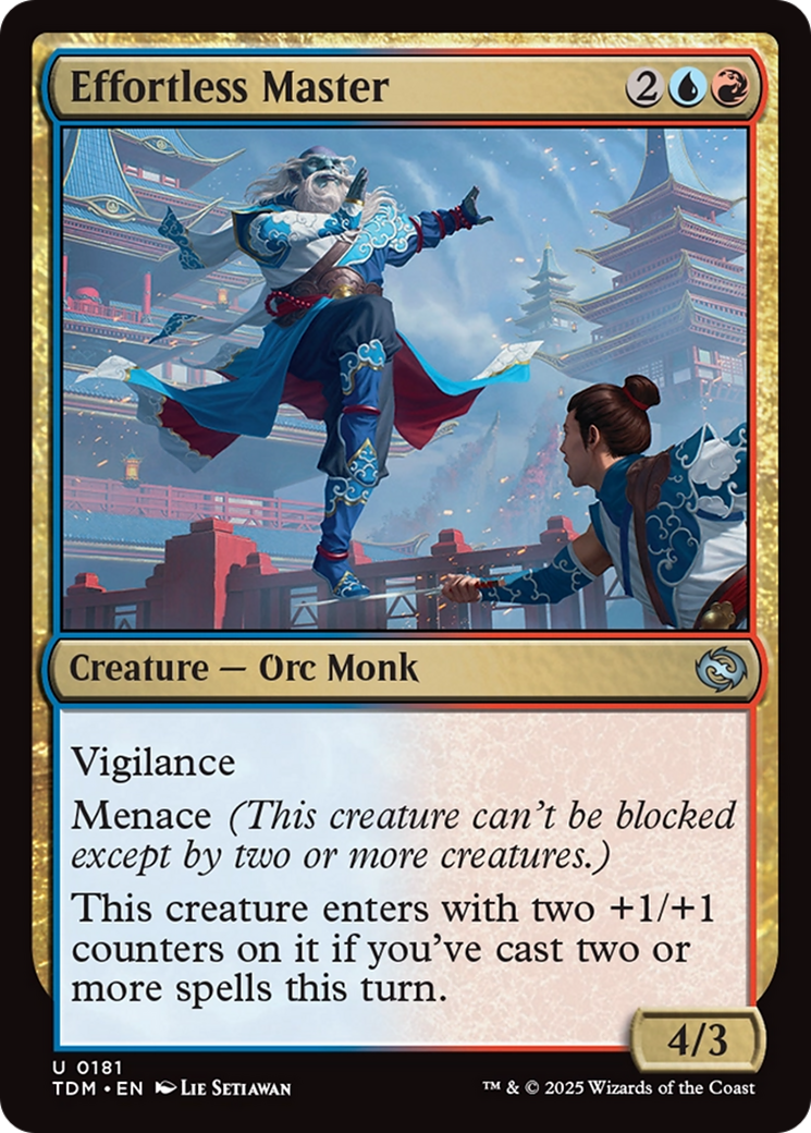 Image of Effortless Master [Tarkir: Dragonstorm]