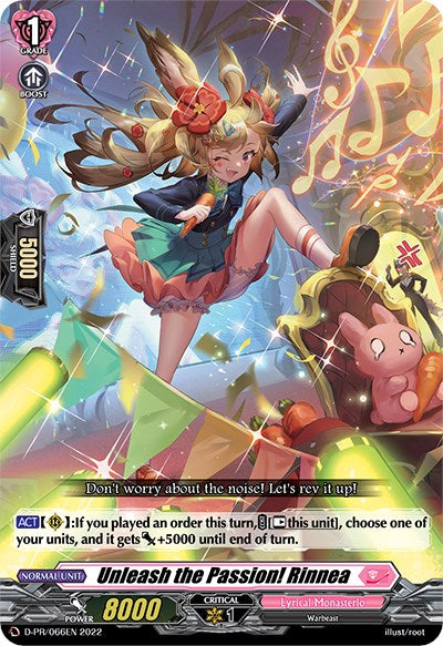 Image of Unleash the Passion! Rinnea (D-PR/066EN) [D Promo Cards]