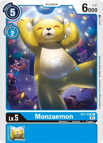 Image of Monzaemon [BT1-038] (Alternative Art) [Starter Deck: Ulforce Veedramon]