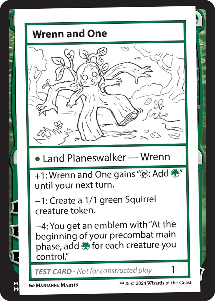 Image of Wrenn and One [Mystery Booster 2 Playtest Cards]