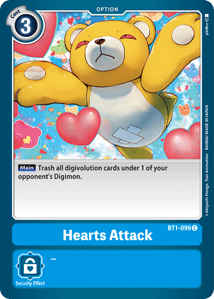 Image of Hearts Attack [BT1-099] [Release Special Booster Ver.1.0]