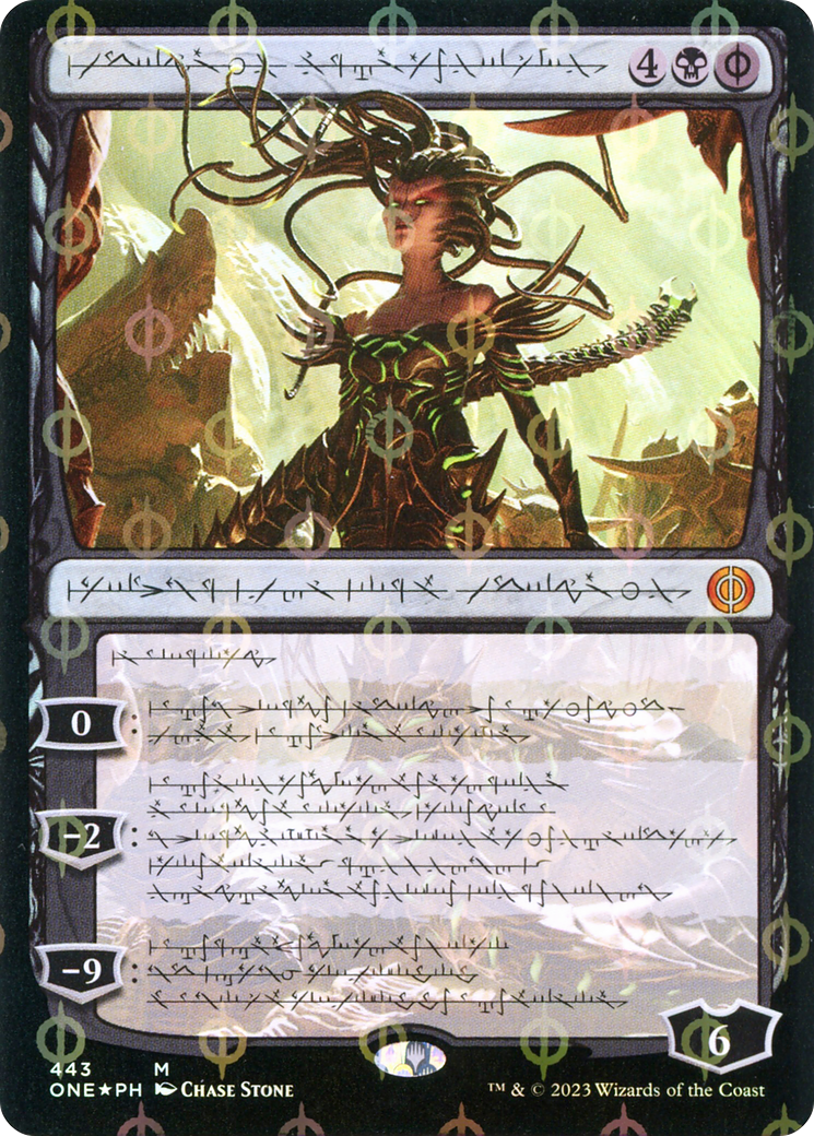 Image of Vraska, Betrayal's Sting (Phyrexian Step-and-Compleat Foil) [Phyrexia: All Will Be One]