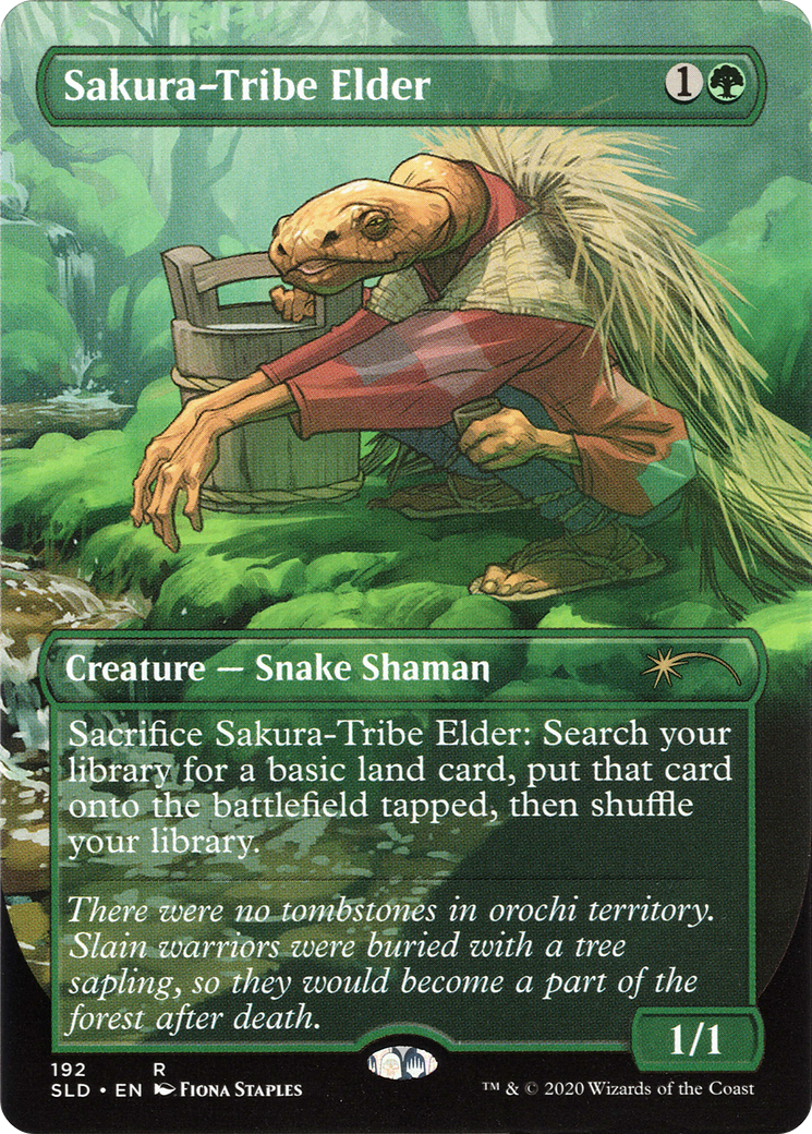 Image of Sakura-Tribe Elder (Borderless) [Secret Lair Drop Series]