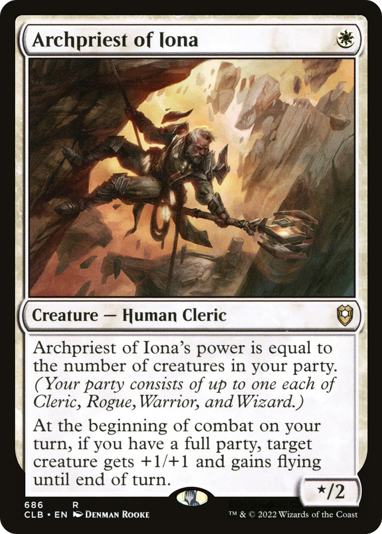 Image of Archpriest of Iona [Commander Legends: Battle for Baldur's Gate]