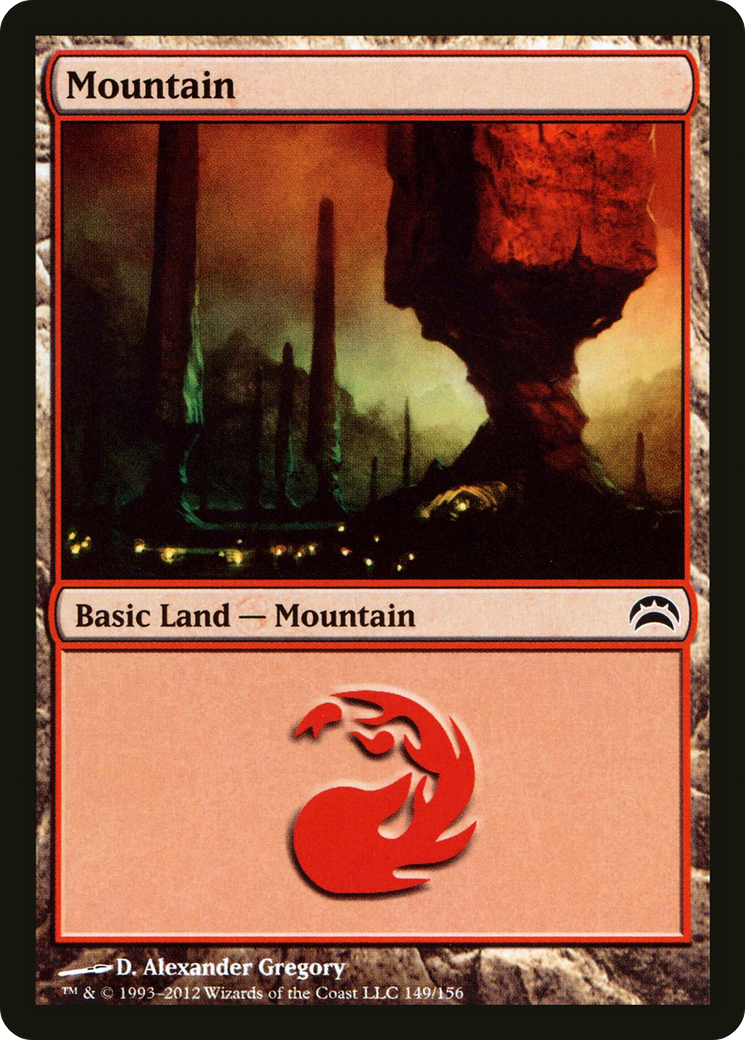 Image of Mountain (149) (PC2-149) - Planechase 2012 Foil