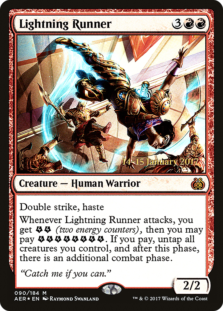Image of Lightning Runner [Aether Revolt Prerelease Promos]