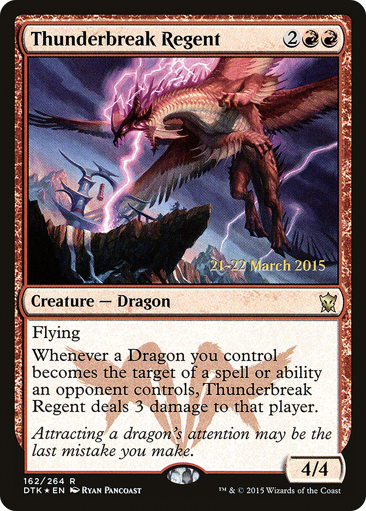Image of Thunderbreak Regent [Dragons of Tarkir Prerelease Promos]