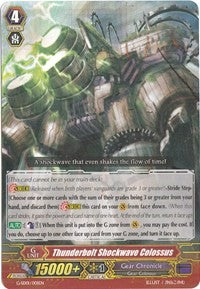 Image of Thunderbolt Shockwave Colossus (Foil) (G-SD01/001EN) [G-Start Deck 1: Odyssey of the Interspatial Dragon]
