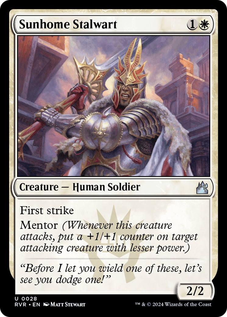 Image of Sunhome Stalwart [Ravnica Remastered]