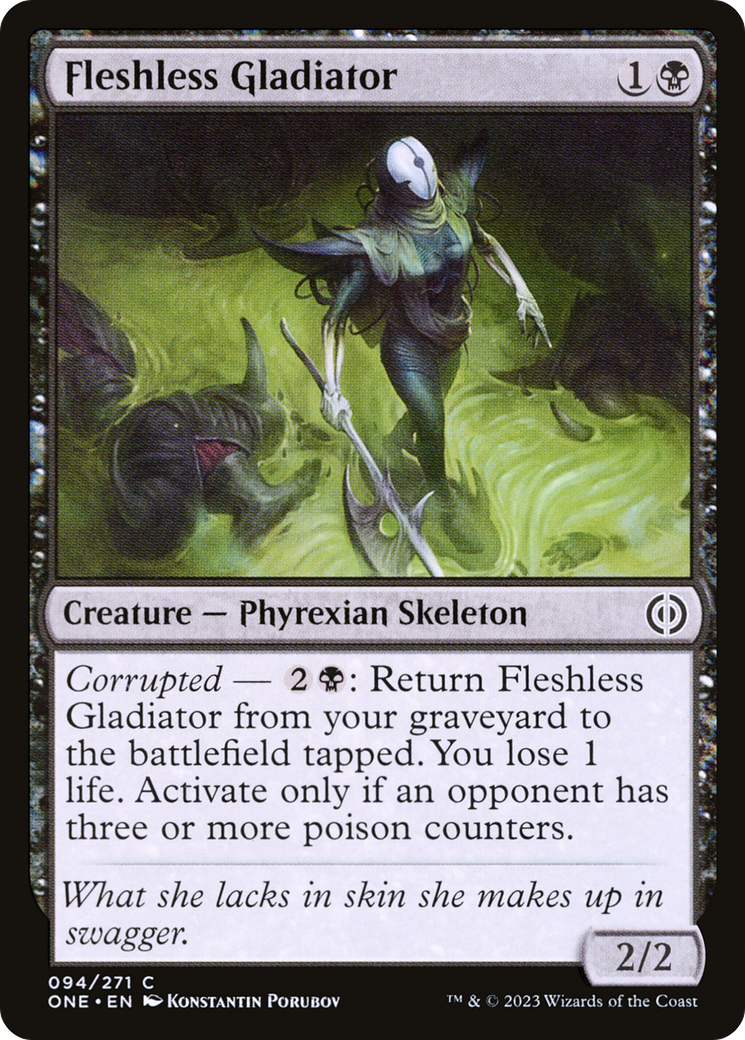 Image of Fleshless Gladiator [Phyrexia: All Will Be One]