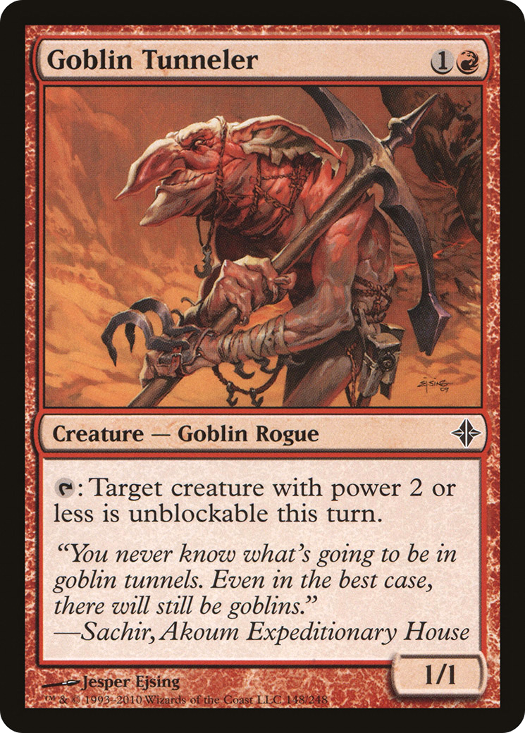 Image of Goblin Tunneler [Rise of the Eldrazi]